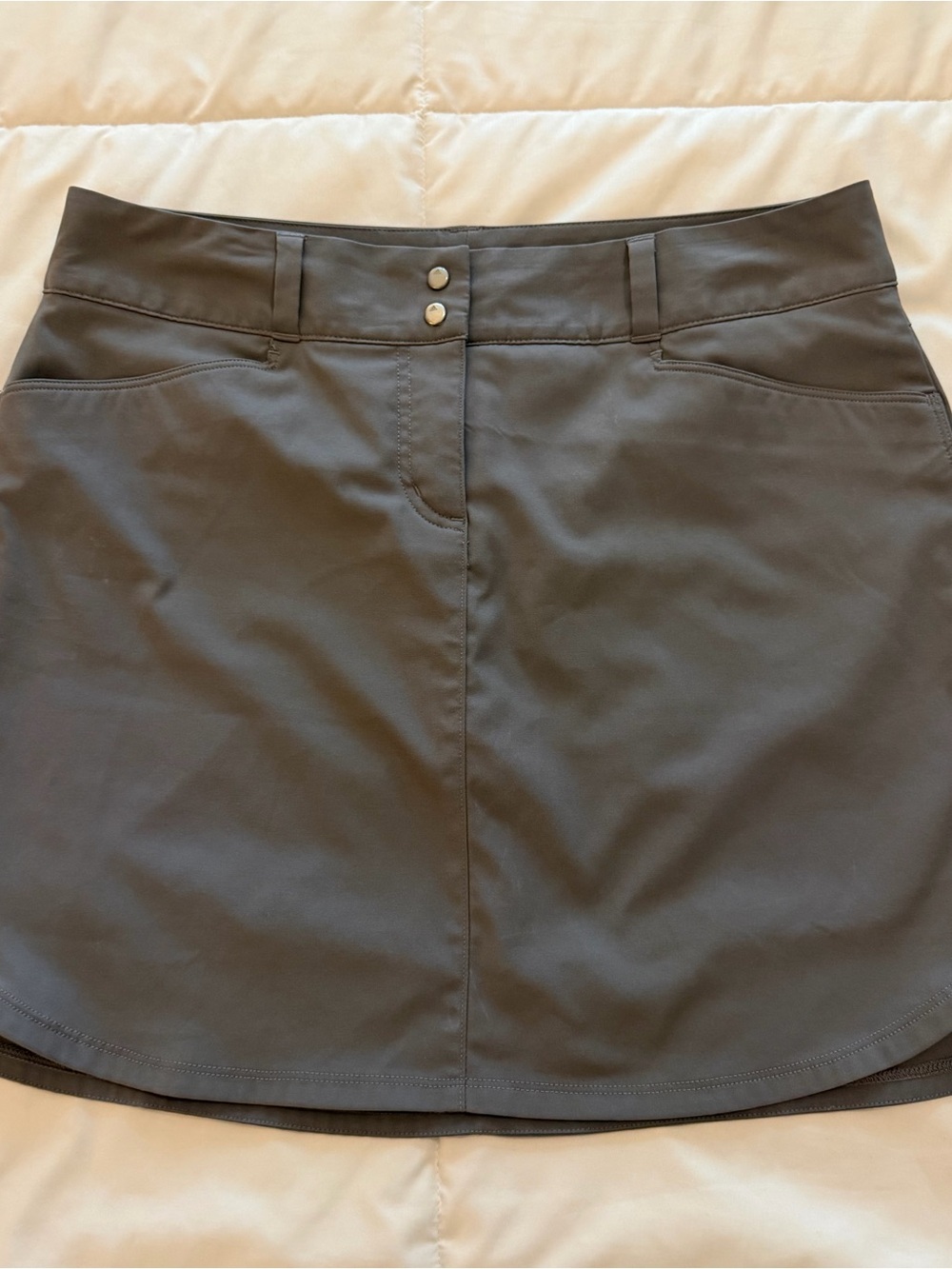 adidas Charcoal Gray Golf Skort